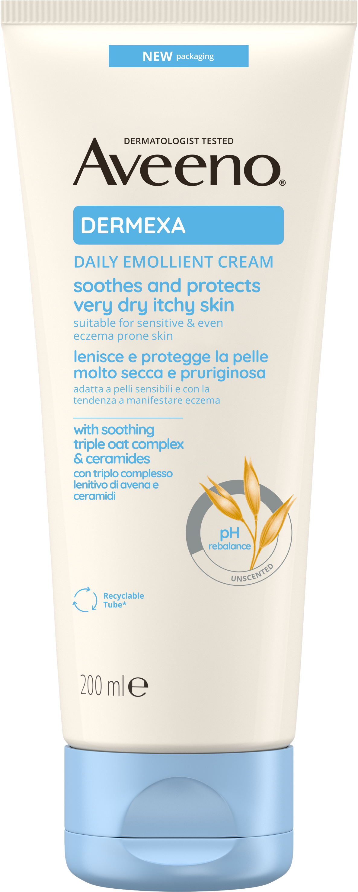 AVEENO® Dermexa Daily Emollient Cream for Immediate Comfort | AVEENO®