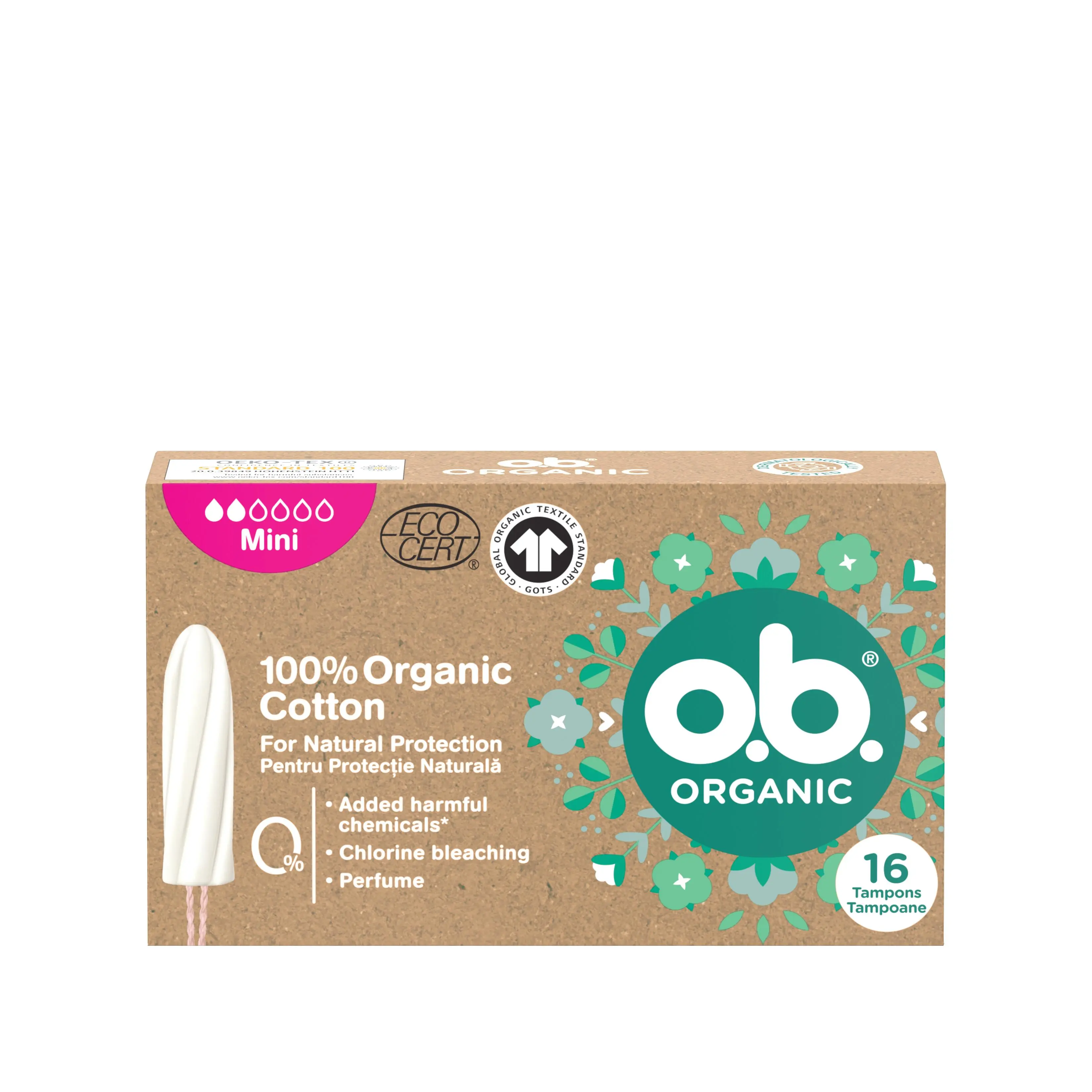 o.b. Organic Mini