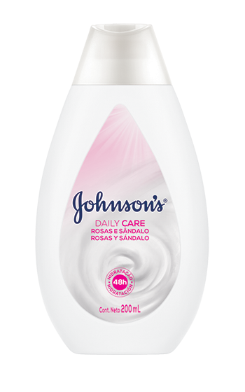 Loção Deo-Hidratante JOHNSONS BODY LOTION Rosas e Sândalo