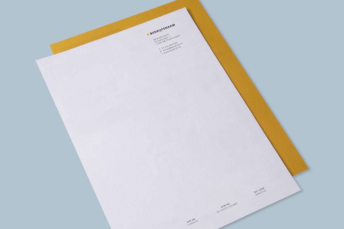 afb zakelijk-briefpapier-trends-voorbeelden-templates minimalistisch