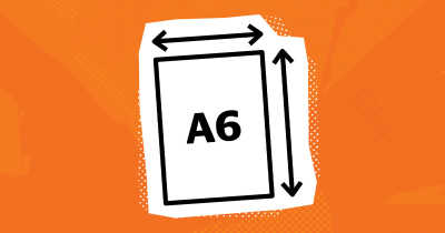 Format A6 en cm, mm & pouces