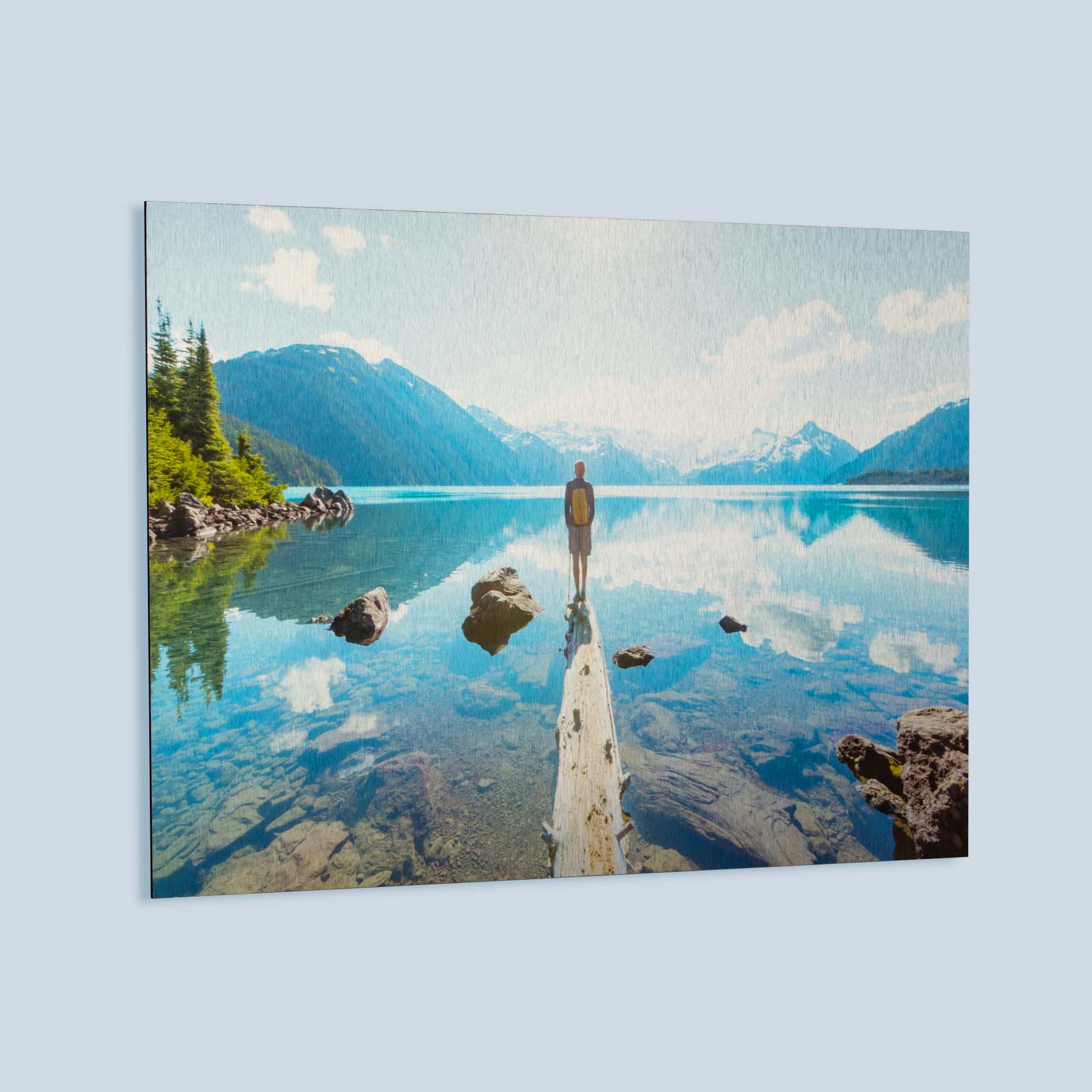 Geborsteld aluminium