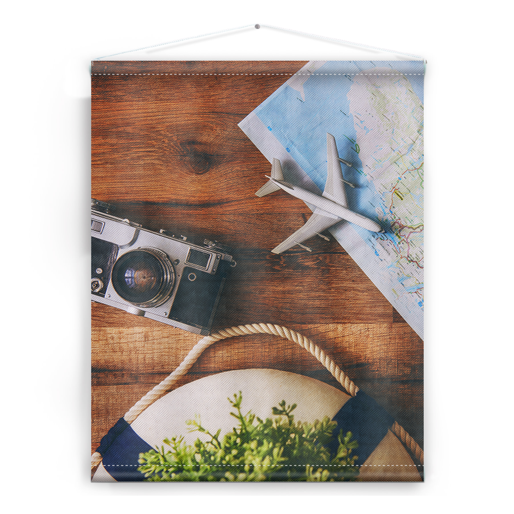 Textielposters World Traveler