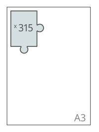  29.7 x 42 cm Carton (315 pièces)