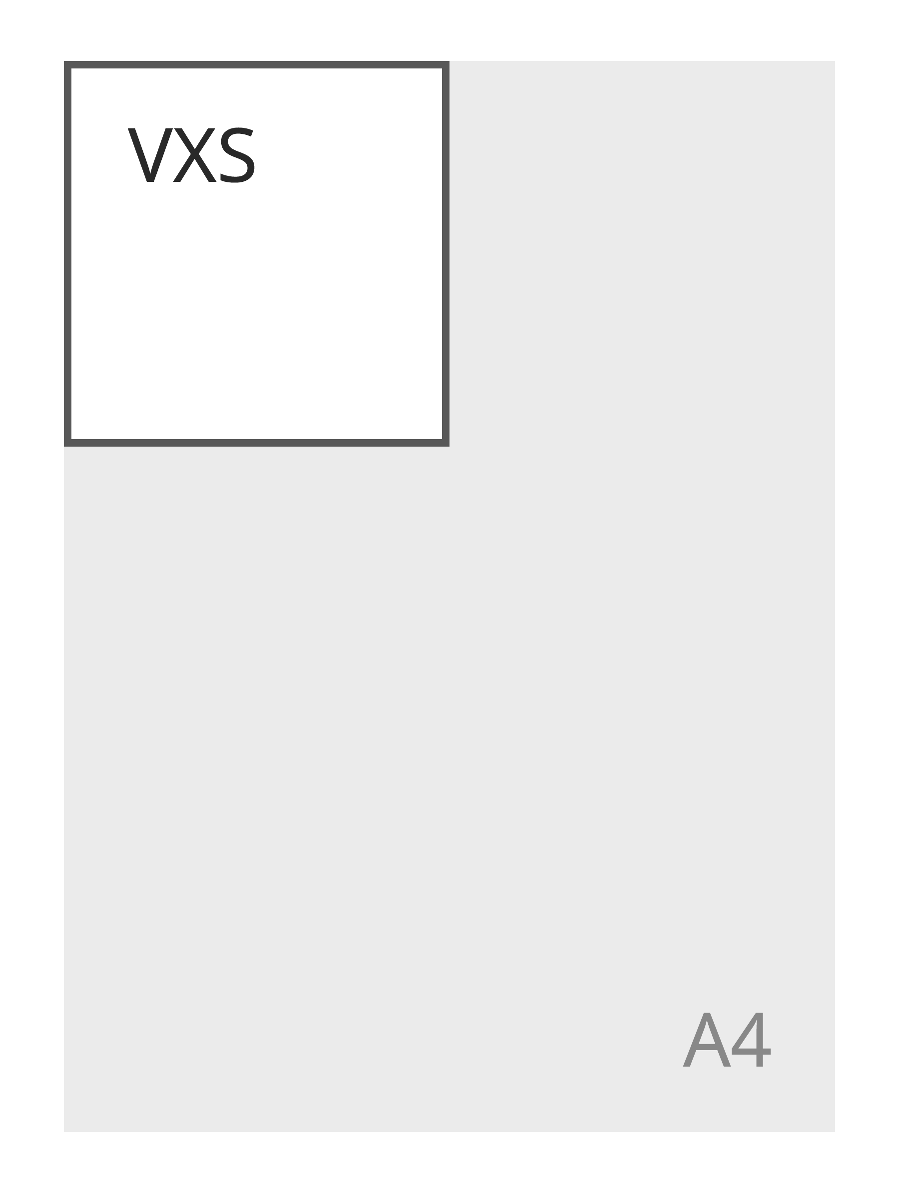 Vierkant XS (105 x 105 mm)