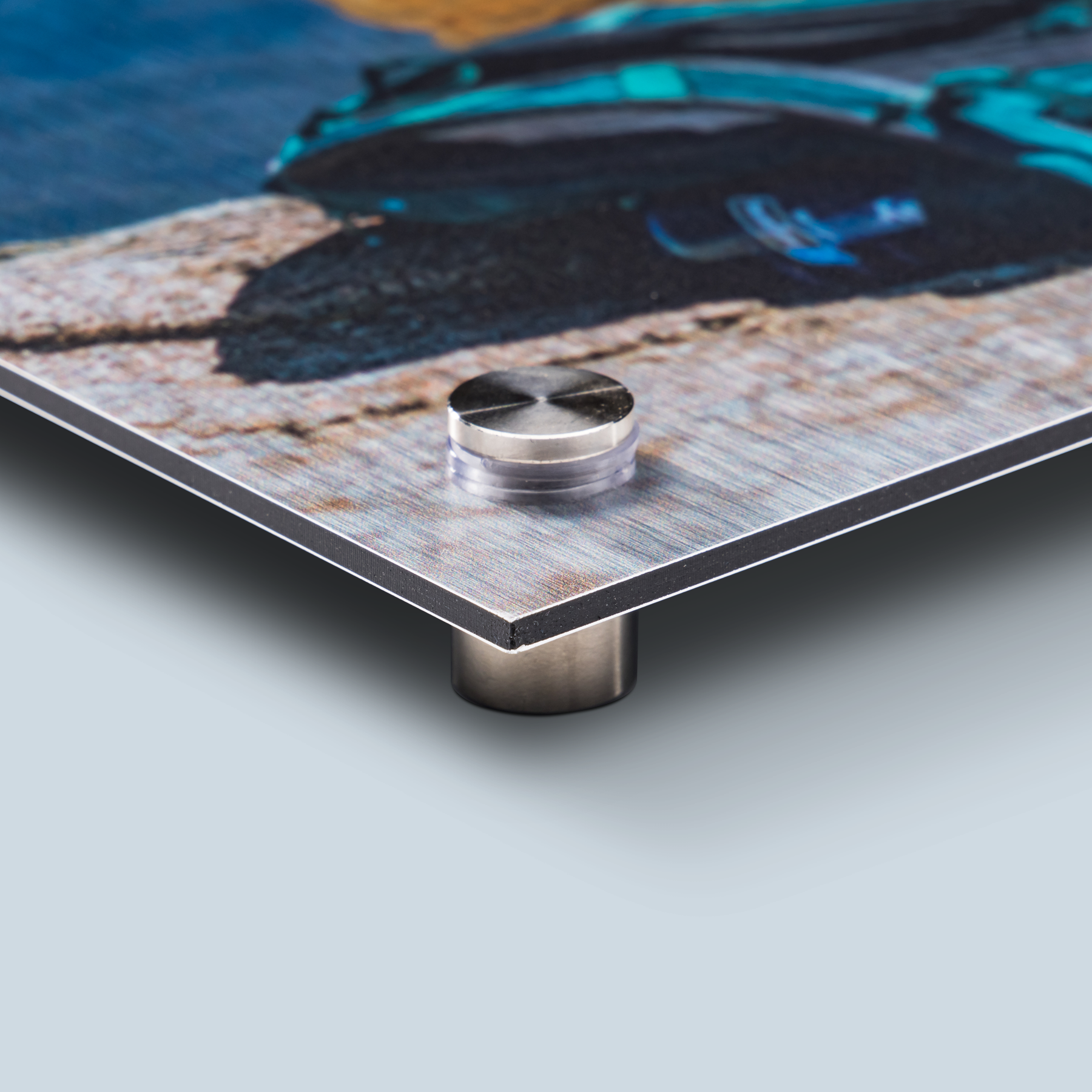 Geborsteld aluminium 2