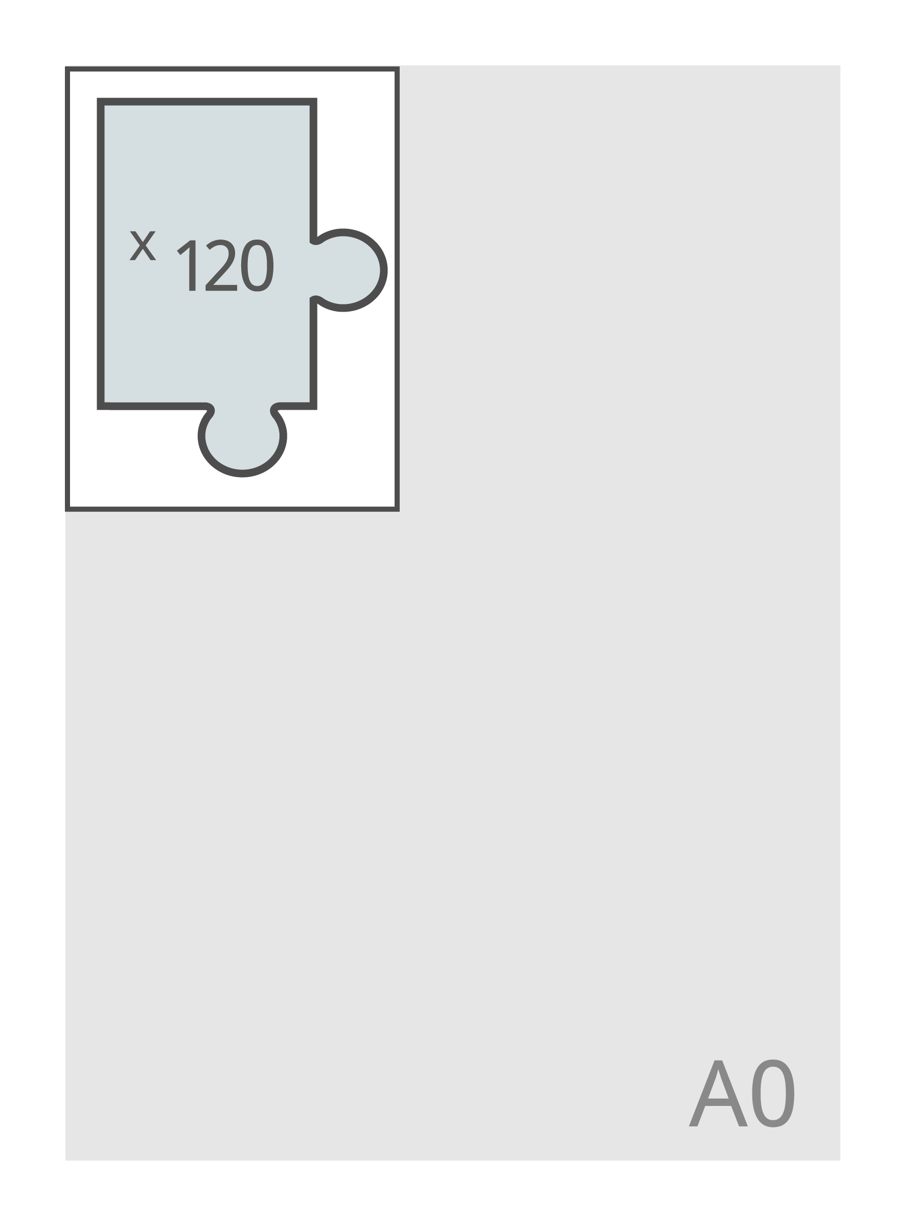 36 x 48 cm Karton (120 stukjes)