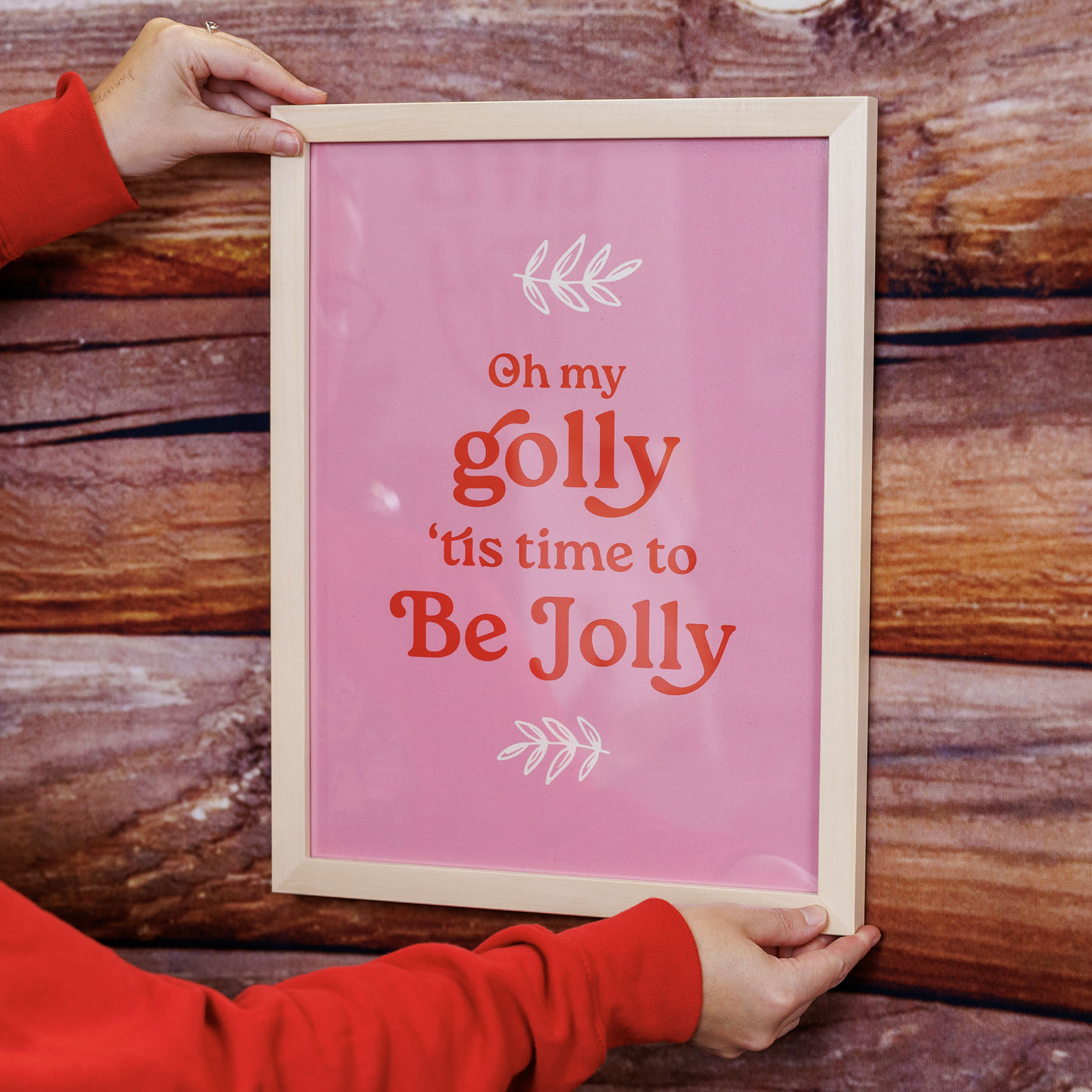 kerstproduct poster-in-lijst-template