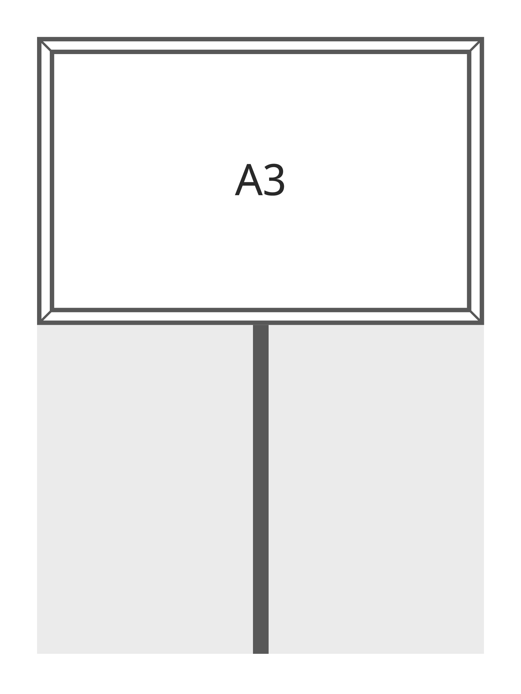 Présentoir sur pied A3