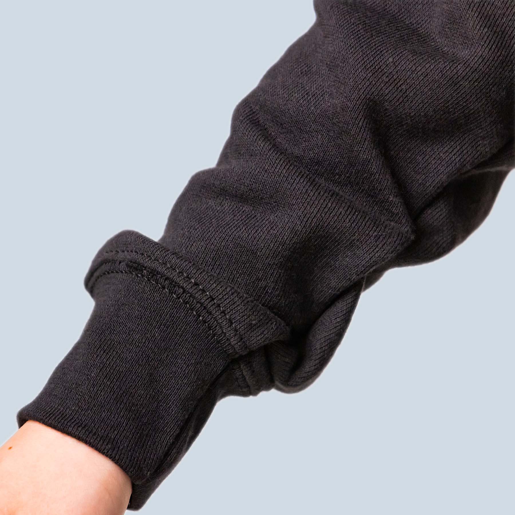 Basic-kids-hoodie-mouw