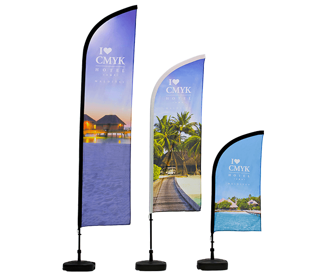 Beachflags Bedrukken | Next-day Levering | Printdeal.be