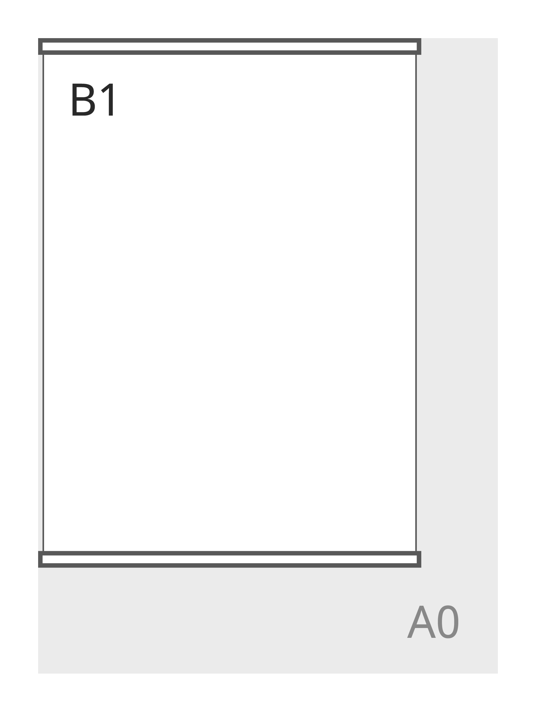 Profil porte-affiche clippant B1