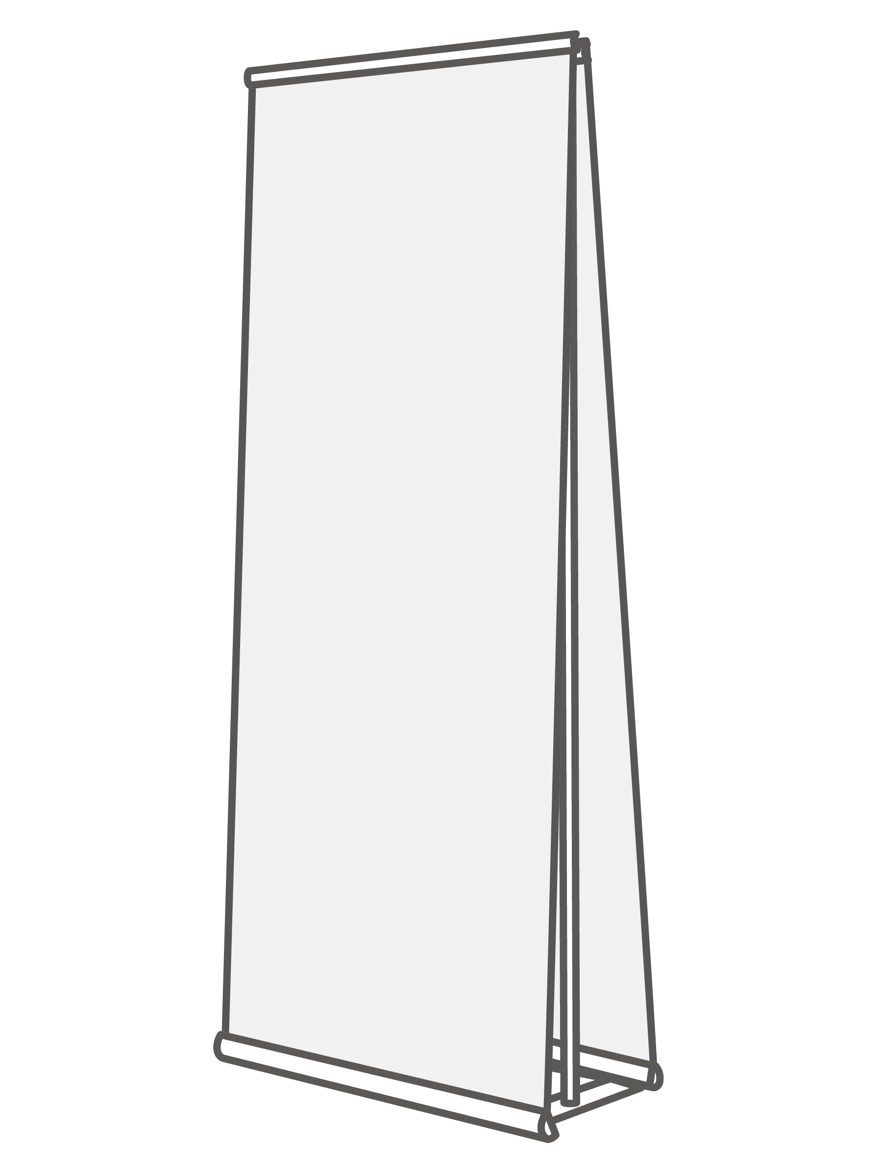 L-banner Double Face (90 x 200 cm)