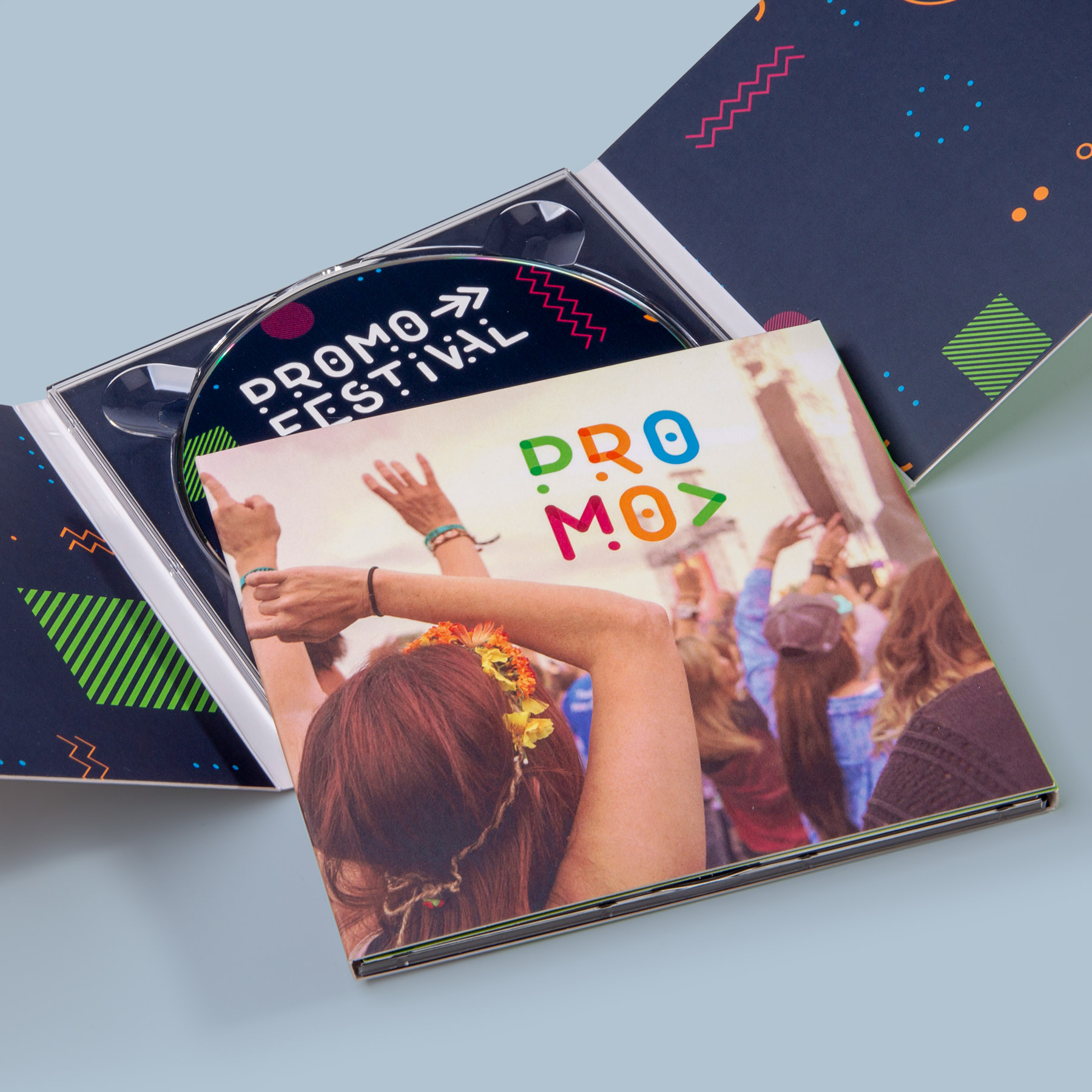 Boîtier pour CD, livret à 6 côtés