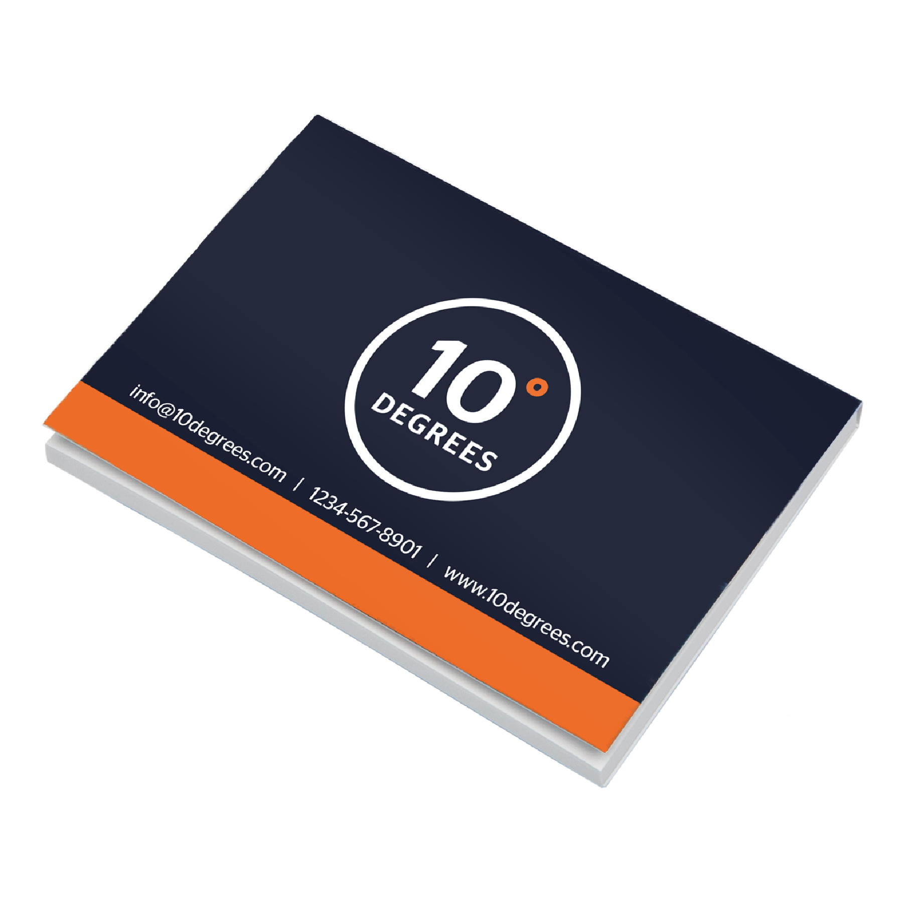 Bloc mémo avec couverture souple