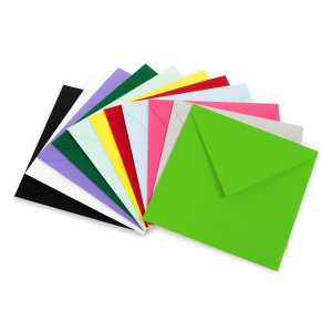 Enveloppes colorées