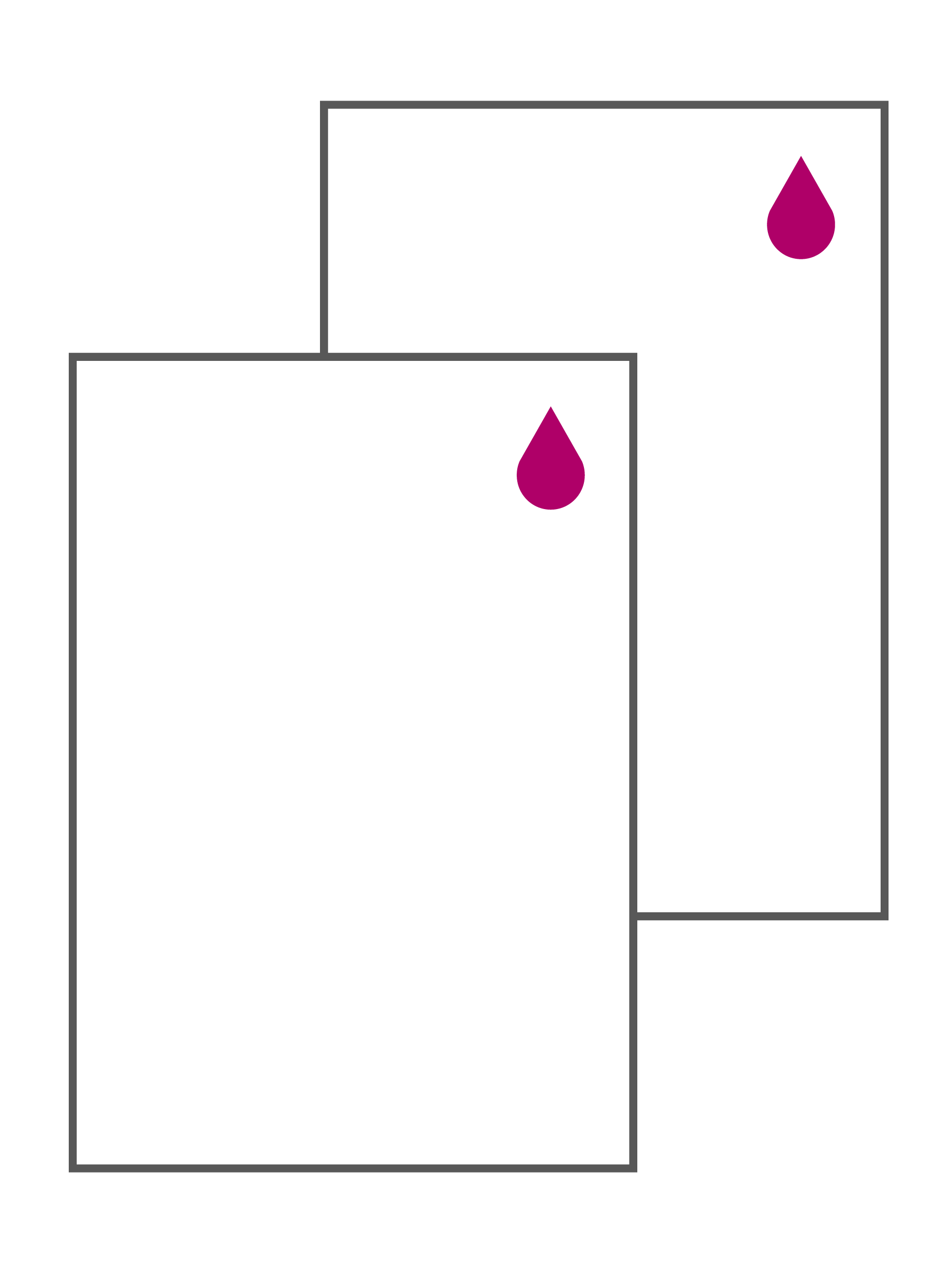 1/1  (Dubbelzijdig 1 PMS-kleur)