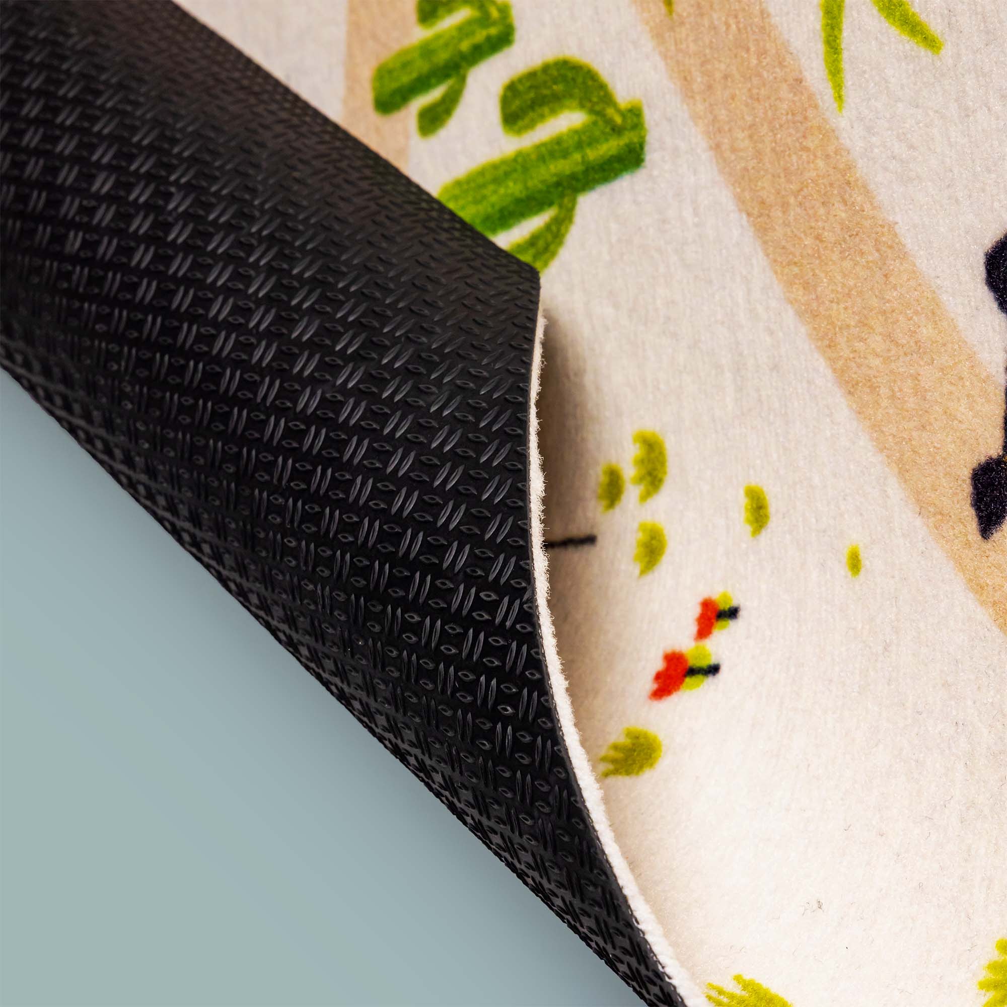 Vloermat Speelmat Achterkant Detail