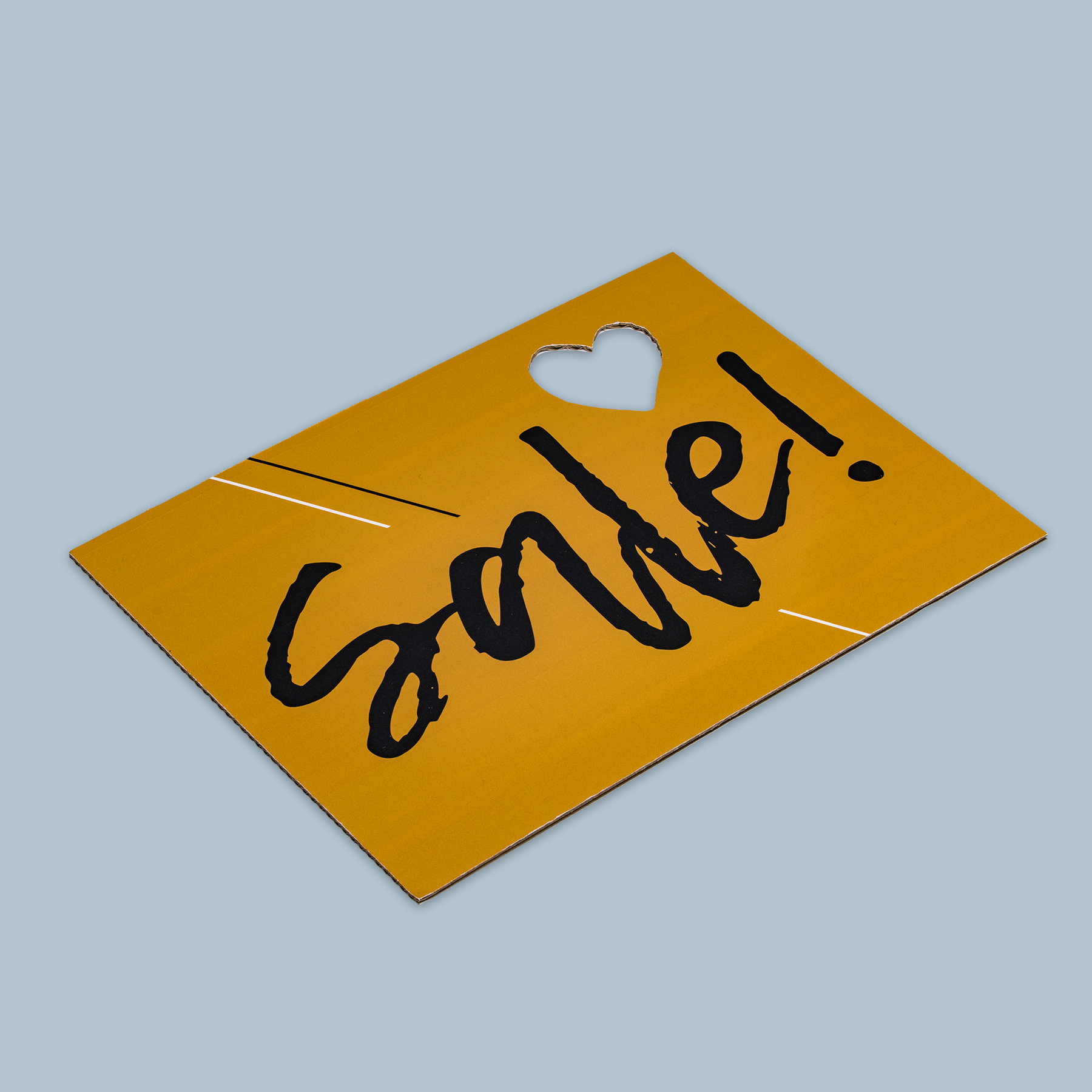 golfkarton-uitsparing