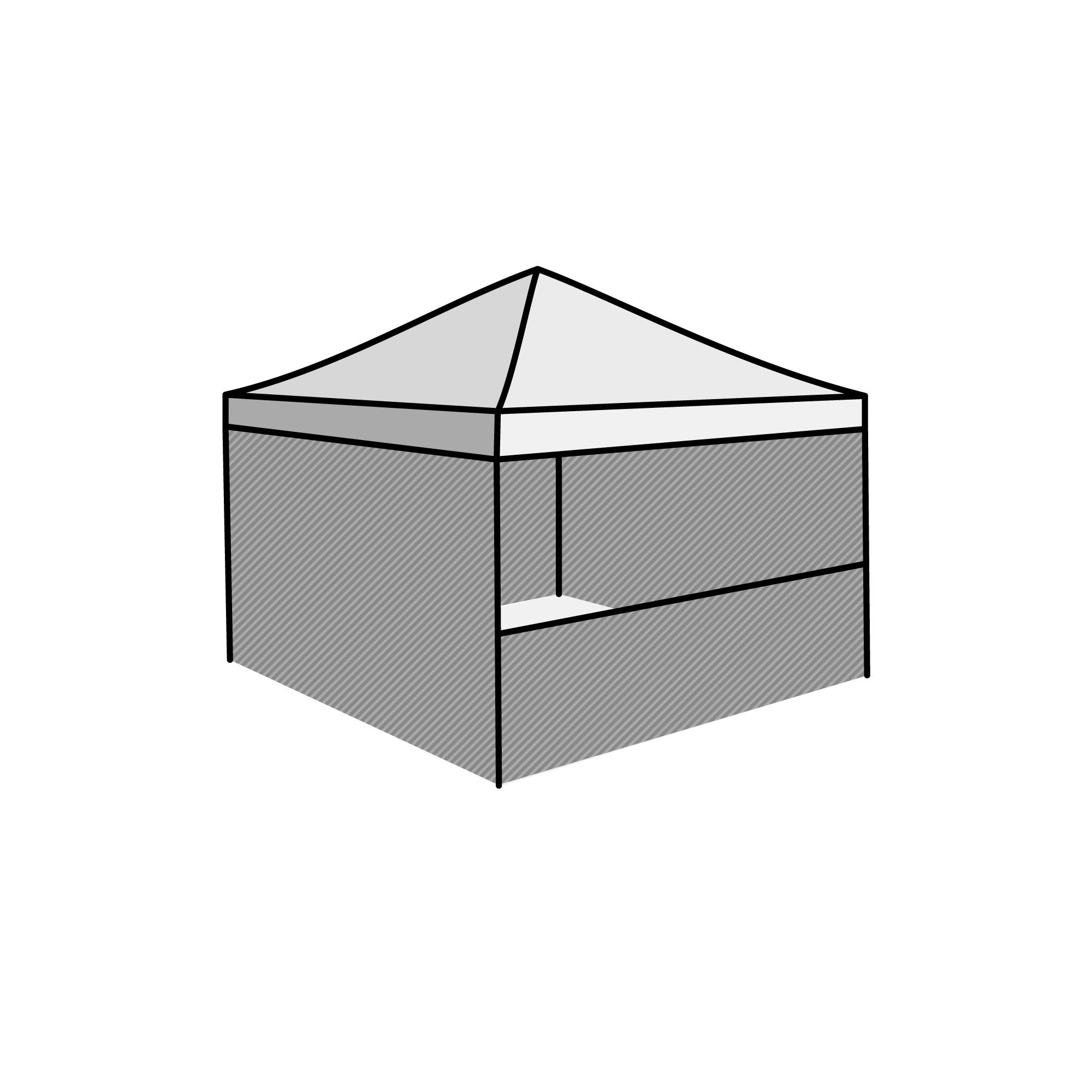 4 parois (3 parois complètes / 1 demi-paroi)