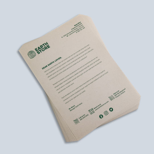 Zwakheid Consulaat medley Briefpapier drukken | Maak briefpapier met eigen logo | Printdeal.be