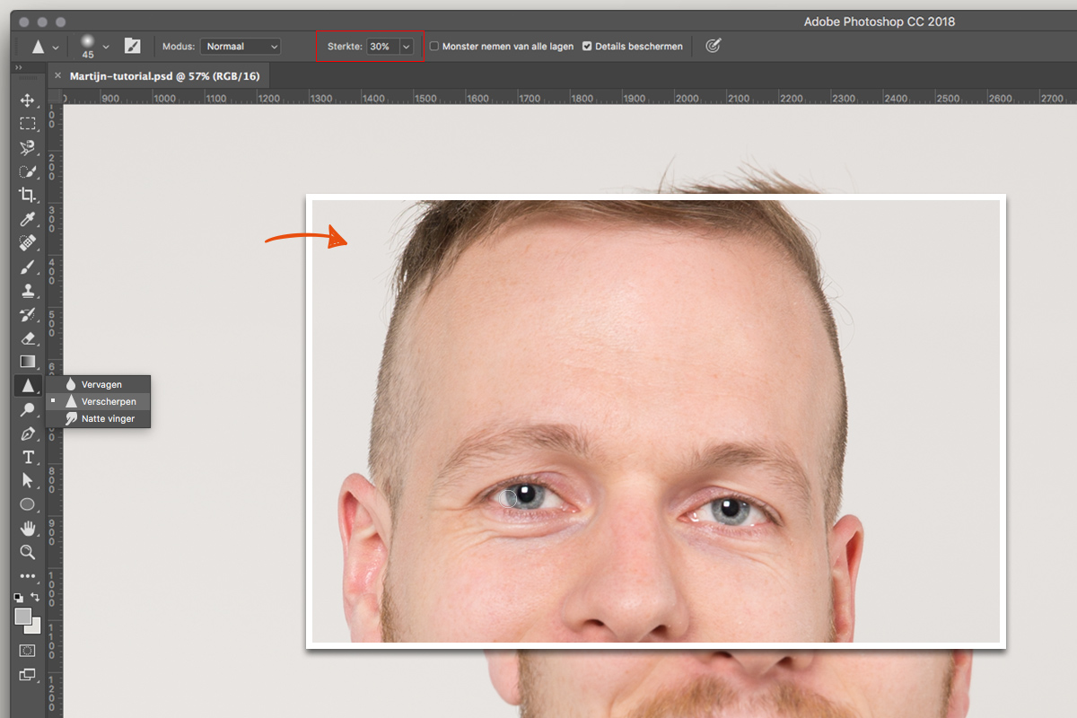 Tutorial retoucheren-stap-1
