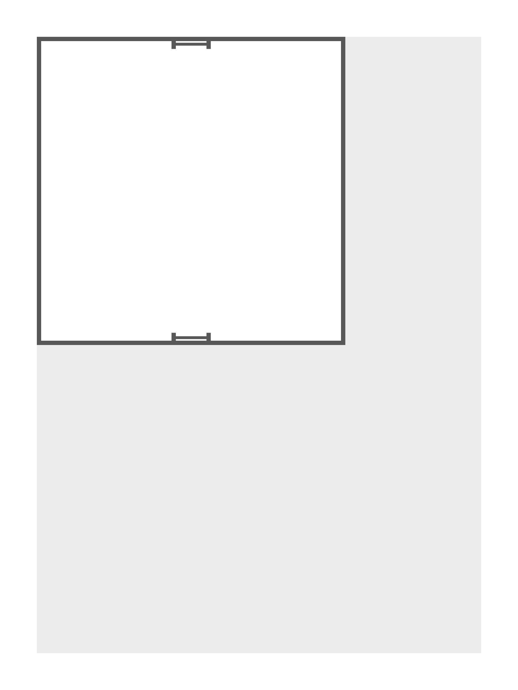 Brievenbusdoos vierkant (146x146x20mm)