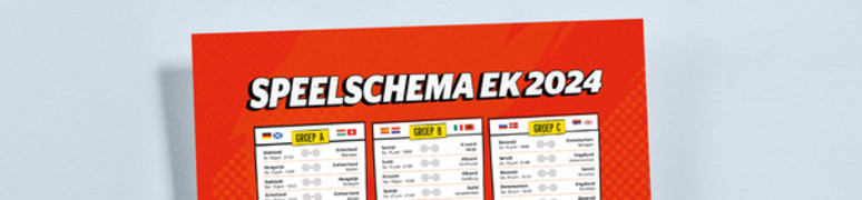 secondary ek-speelschema BE