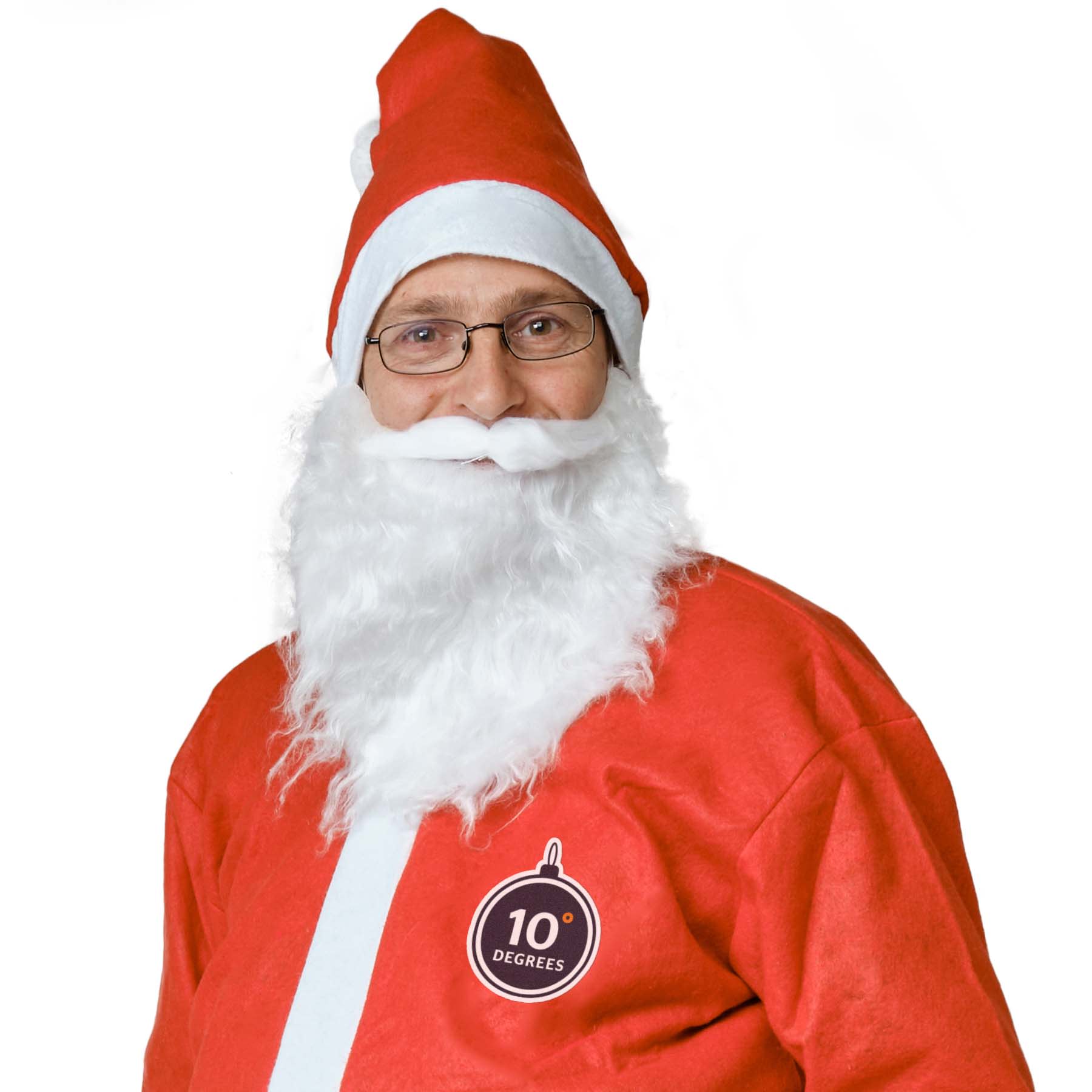 Bedrukte jas borst links