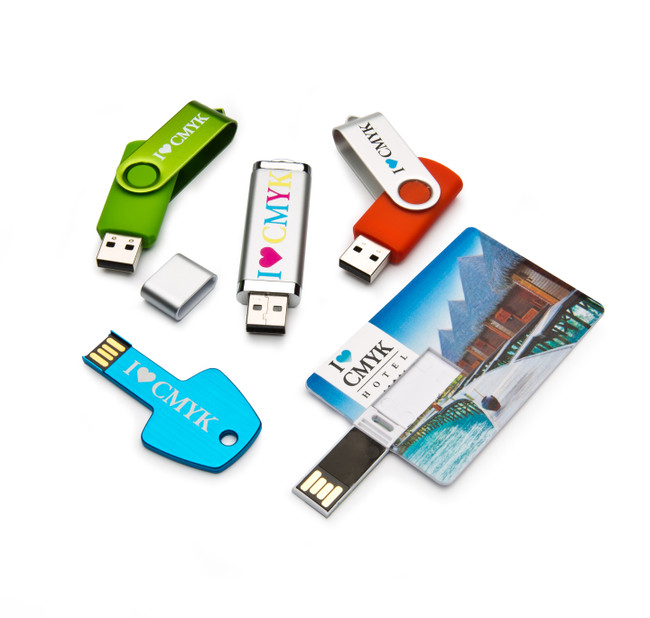 Lot de clés USB personnalisées modèle Click - MyUsb
