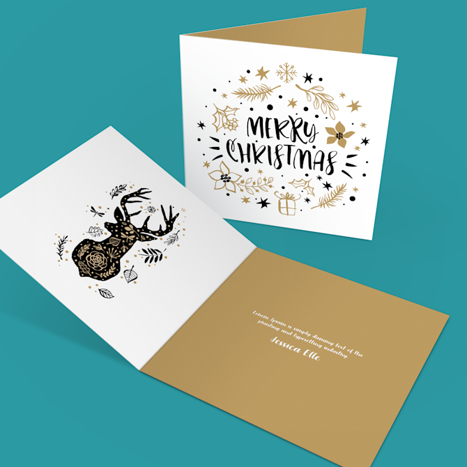 Kerstkaarten drukken Keuze uit 50 templates Printdeal.be