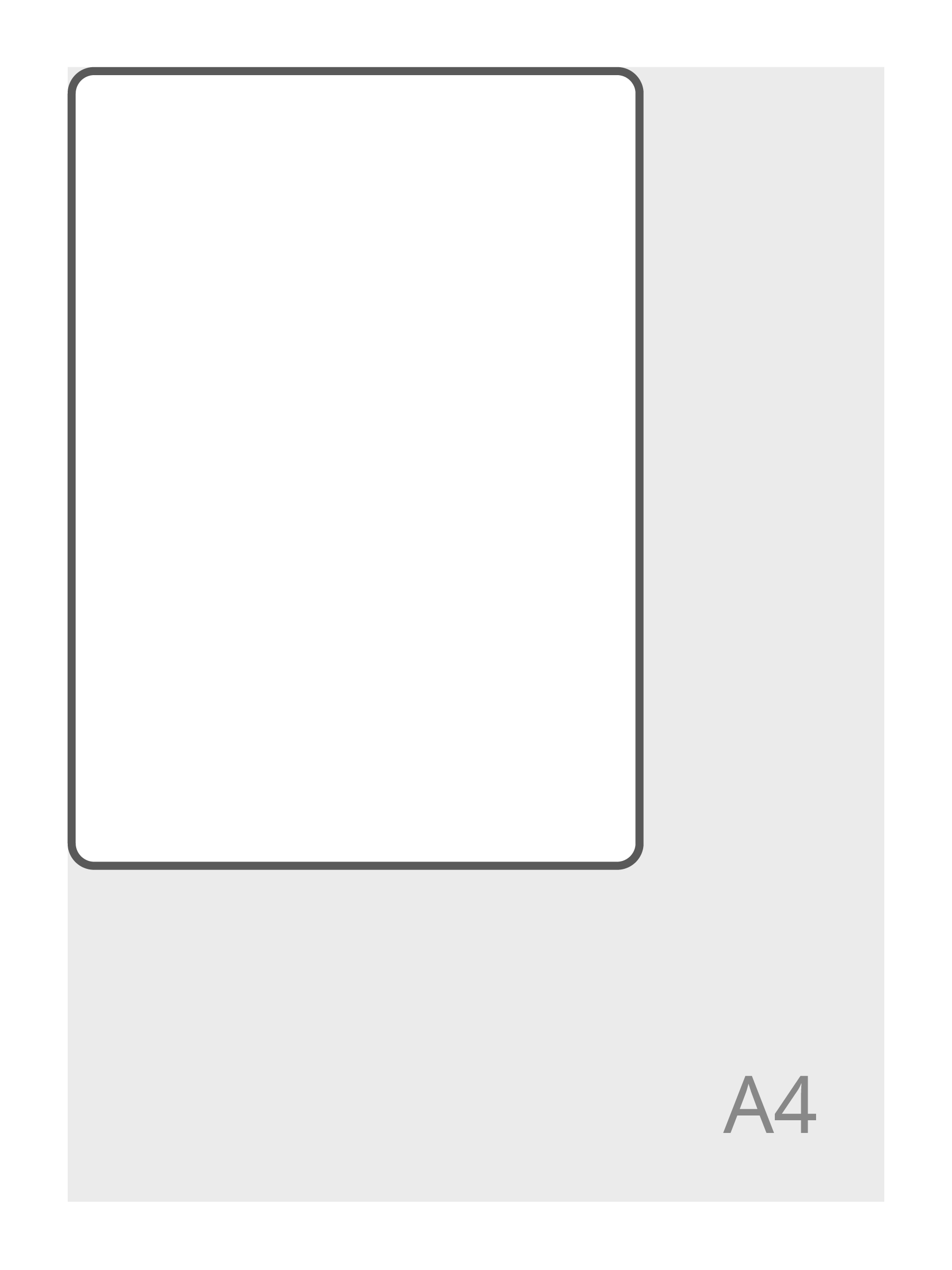 Rectangulaire A5 210 x 148 mm