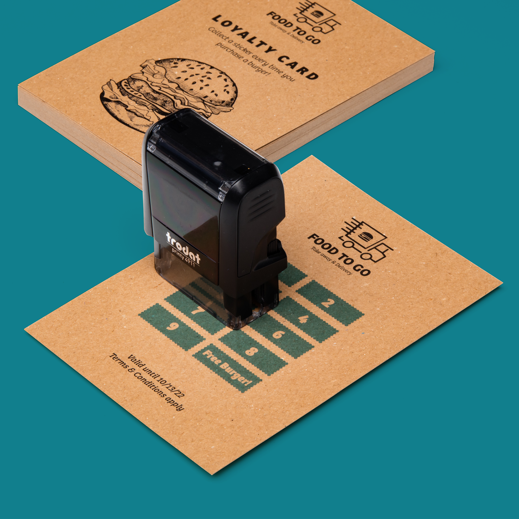 Spaarkaarten groot Stempel