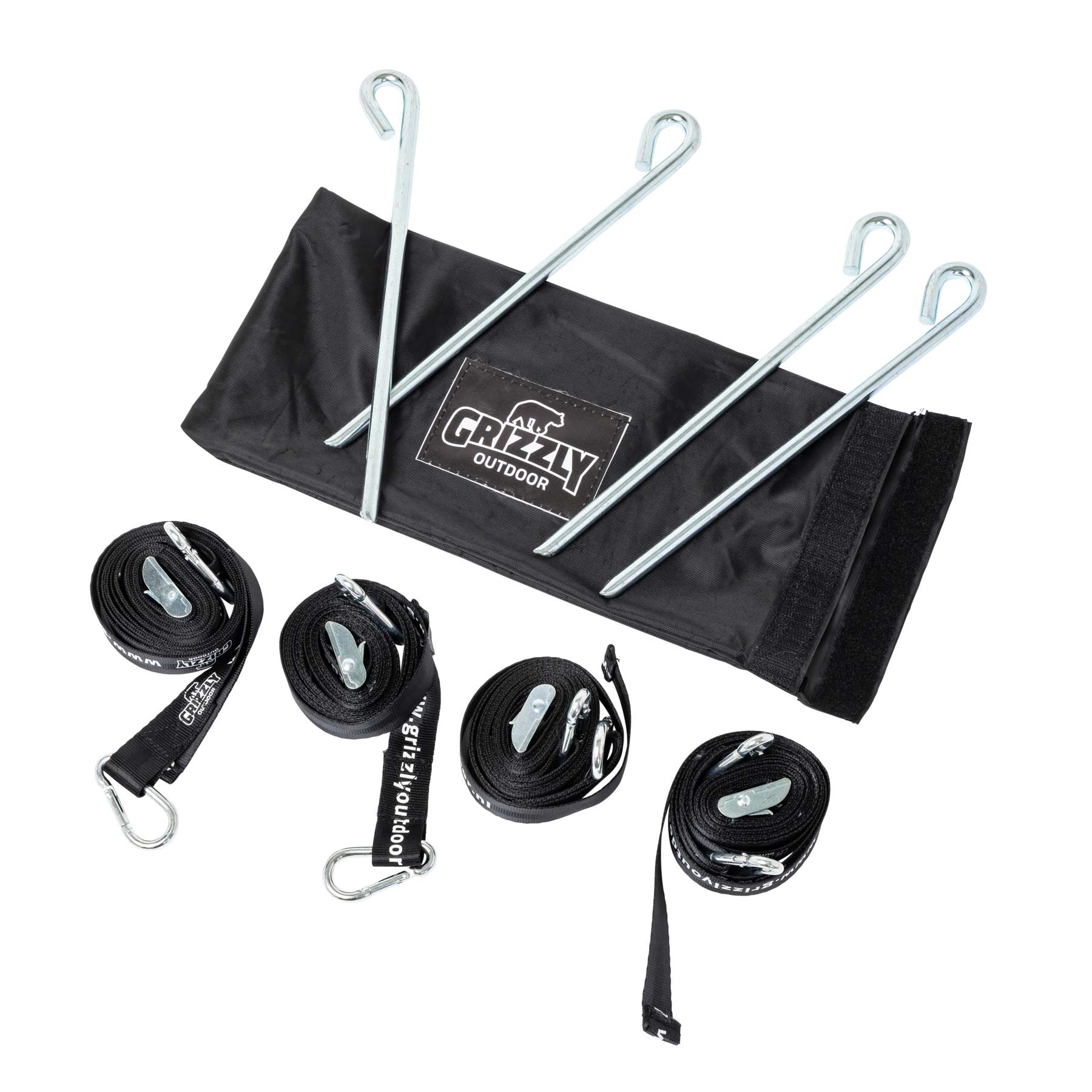 Extra spanbanden met haringen