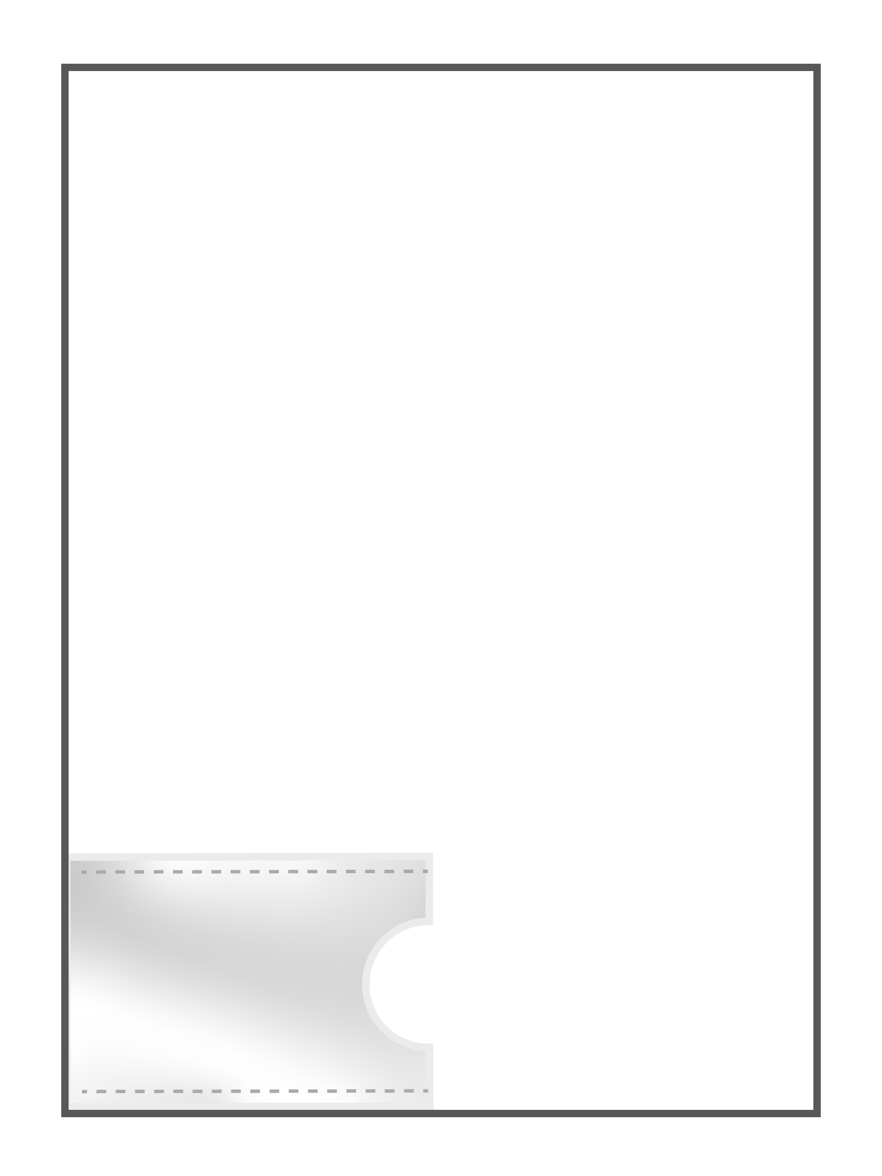 Pochette horizontale pour cartes de visite (92 x 62 mm)