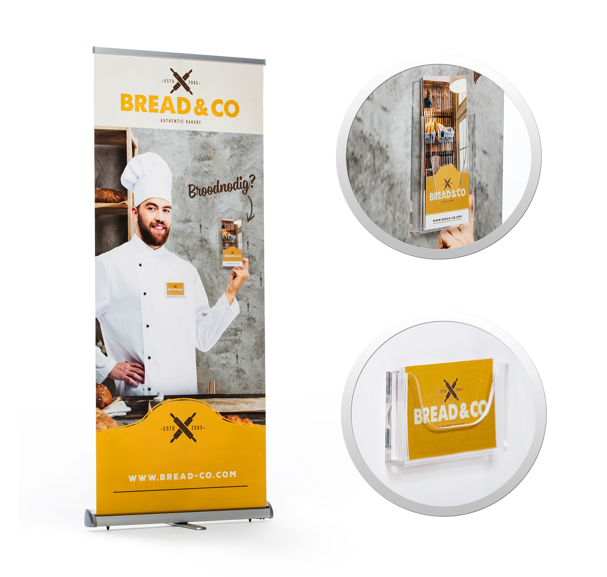 Brochurehouder-Magneet-Roll-up