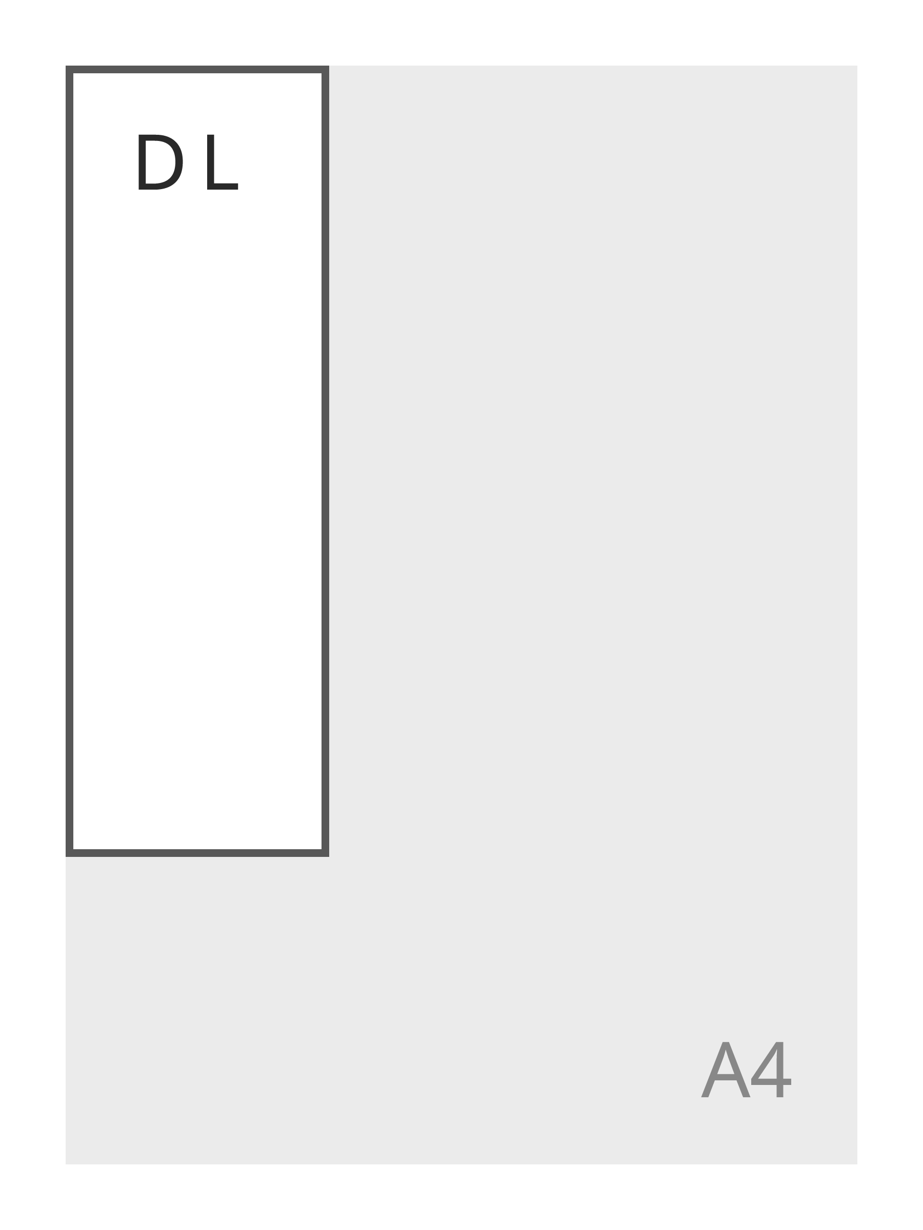 Din large  (99 x 210 mm)
