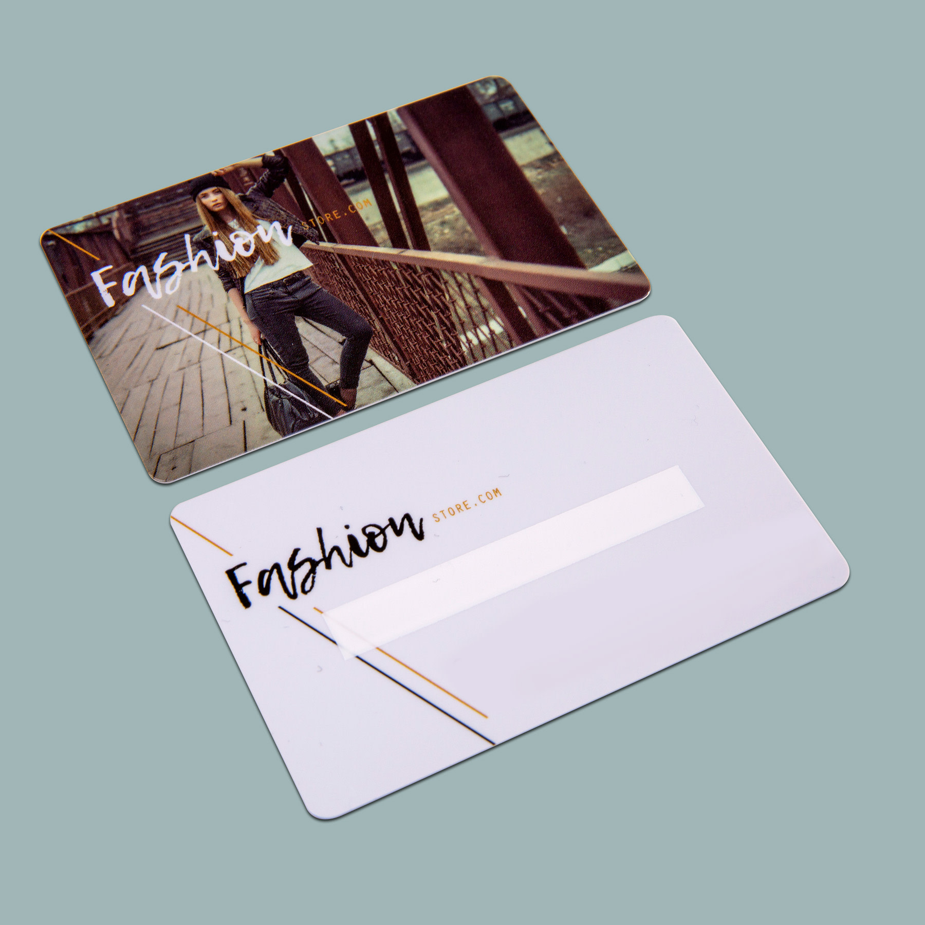 Cartes en PVC fashion store