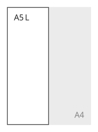A5 large (105 x 297 mm)