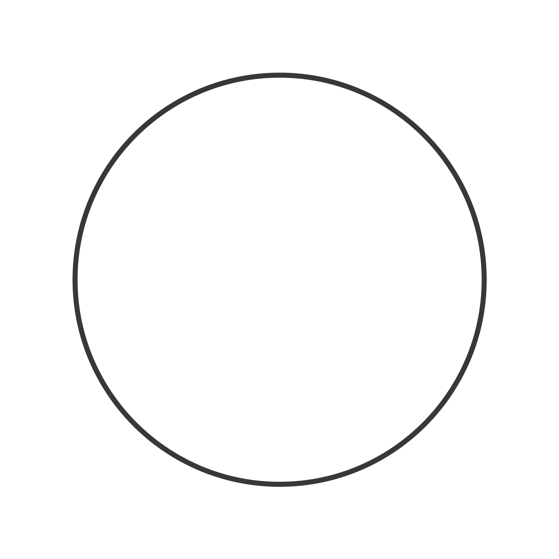 Rond 200 cm