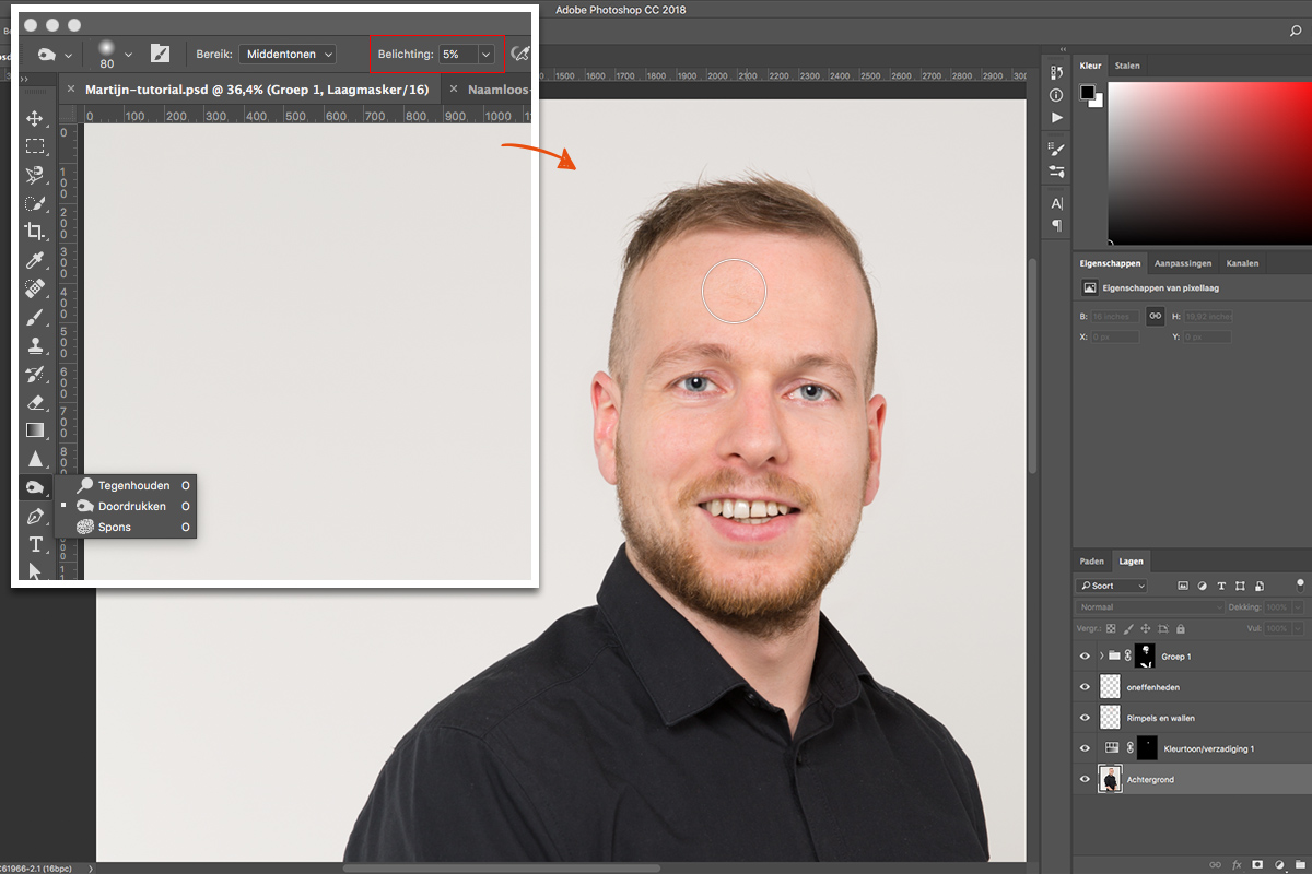 Tutorial retoucheren-stap-6