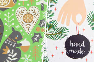Nous vous présentons ci-dessous nos plus beaux papiers et nos finitions les plus étincelantes ainsi que leurs effets sur votre carte de Noël ou de vœux. 