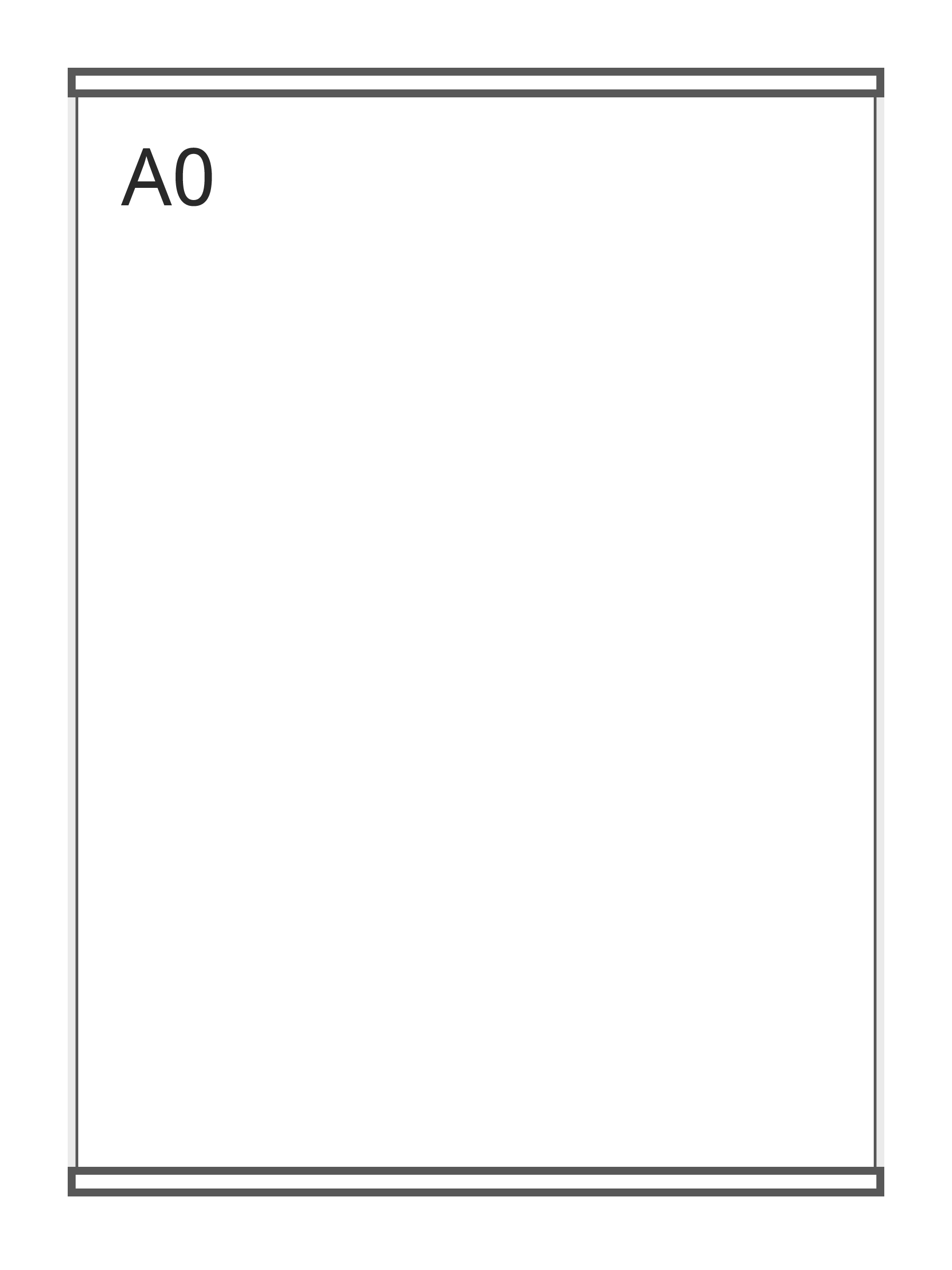 Profil porte-affiche clippant A0