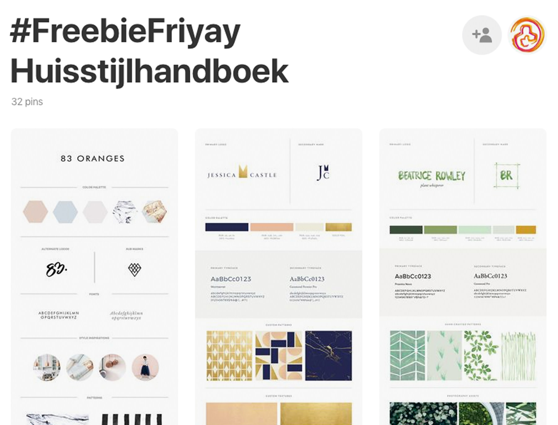 freebiefriyay-week-24 pinterest-huisstijlhandboek