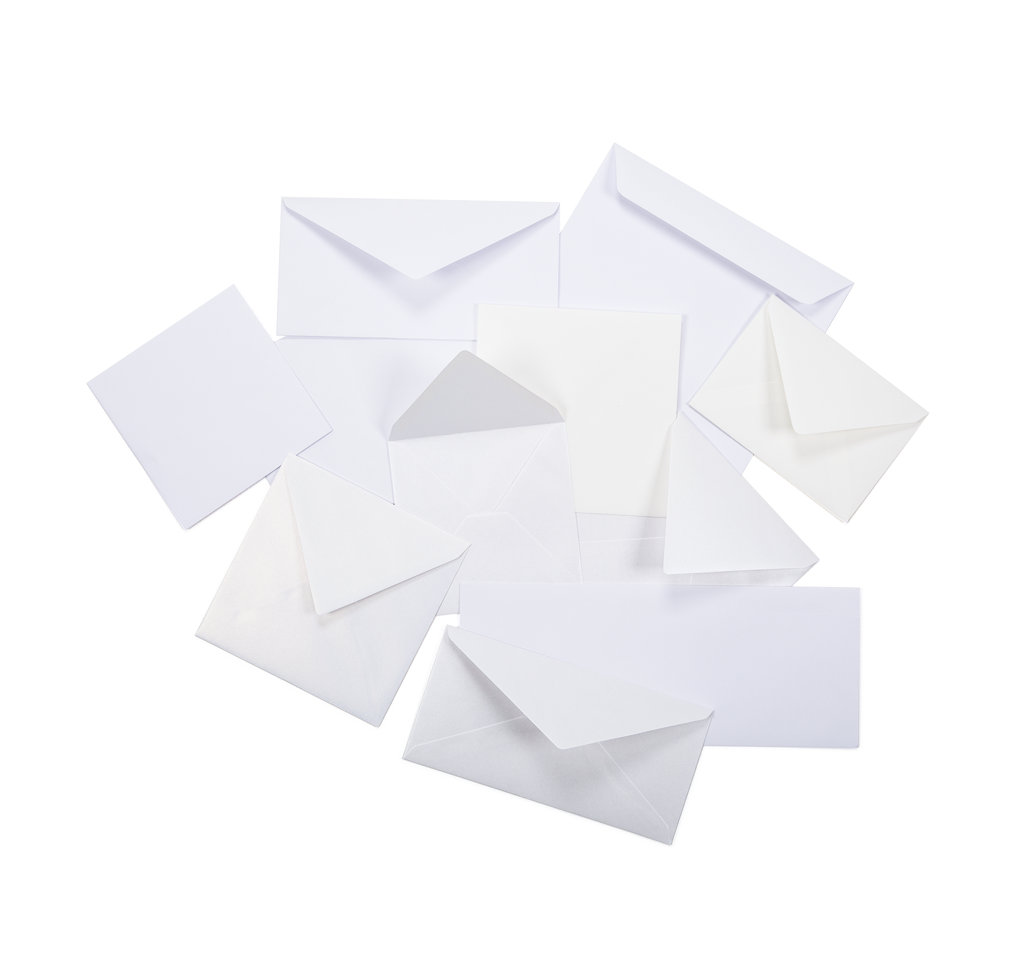 Witte enveloppen