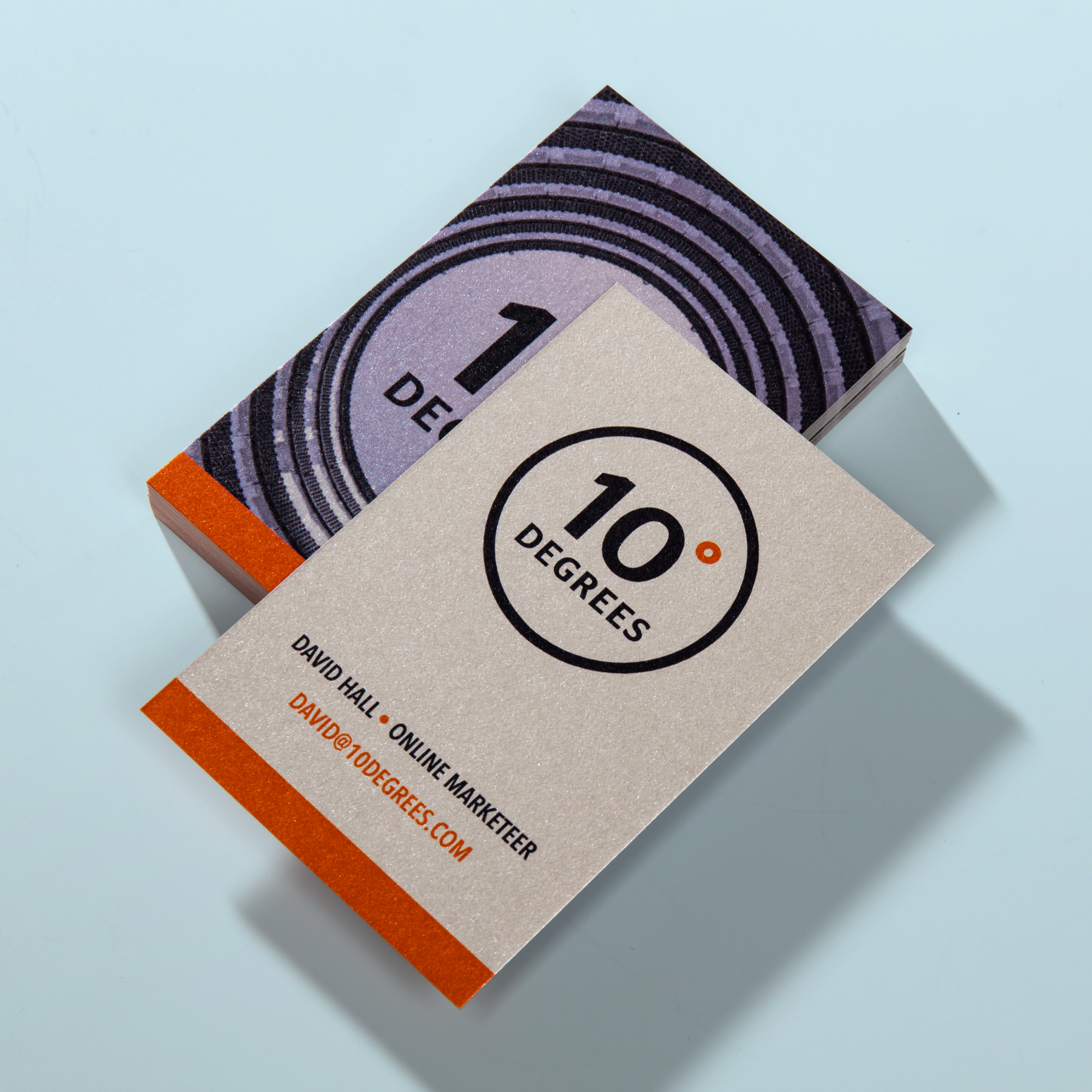 Luxe vistekaartjes Metallic grey