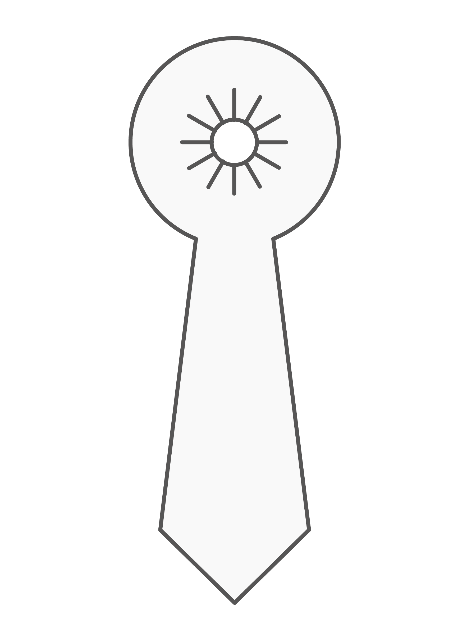 Wijnhanger Stropdas (70 x 190 mm)