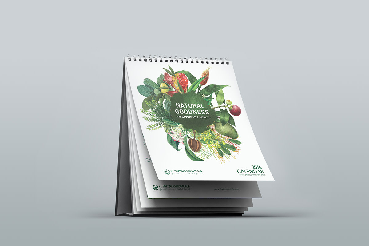 Bureau-kalender ptycho