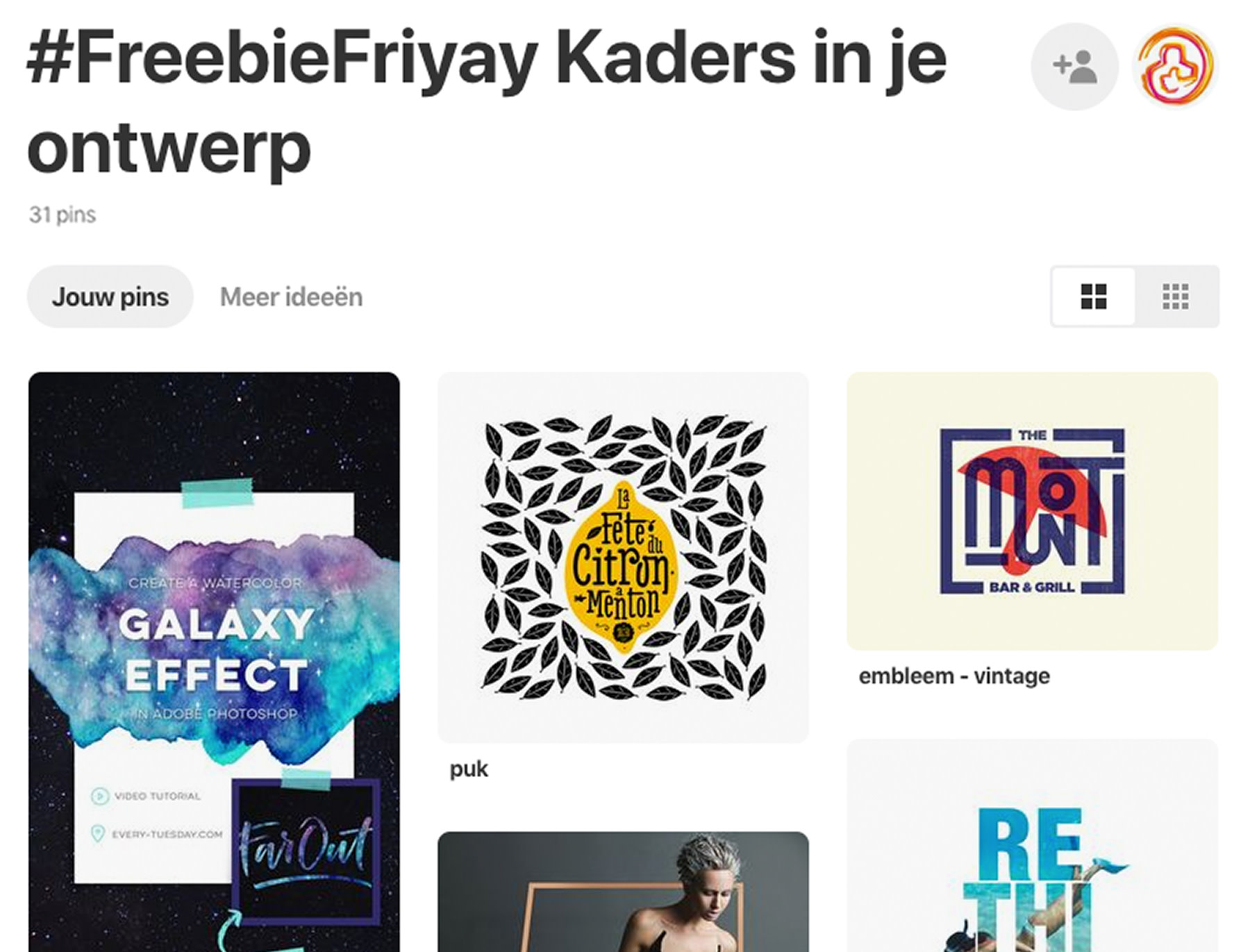 FreebieFriyay #35 - Kaders op Pinterest