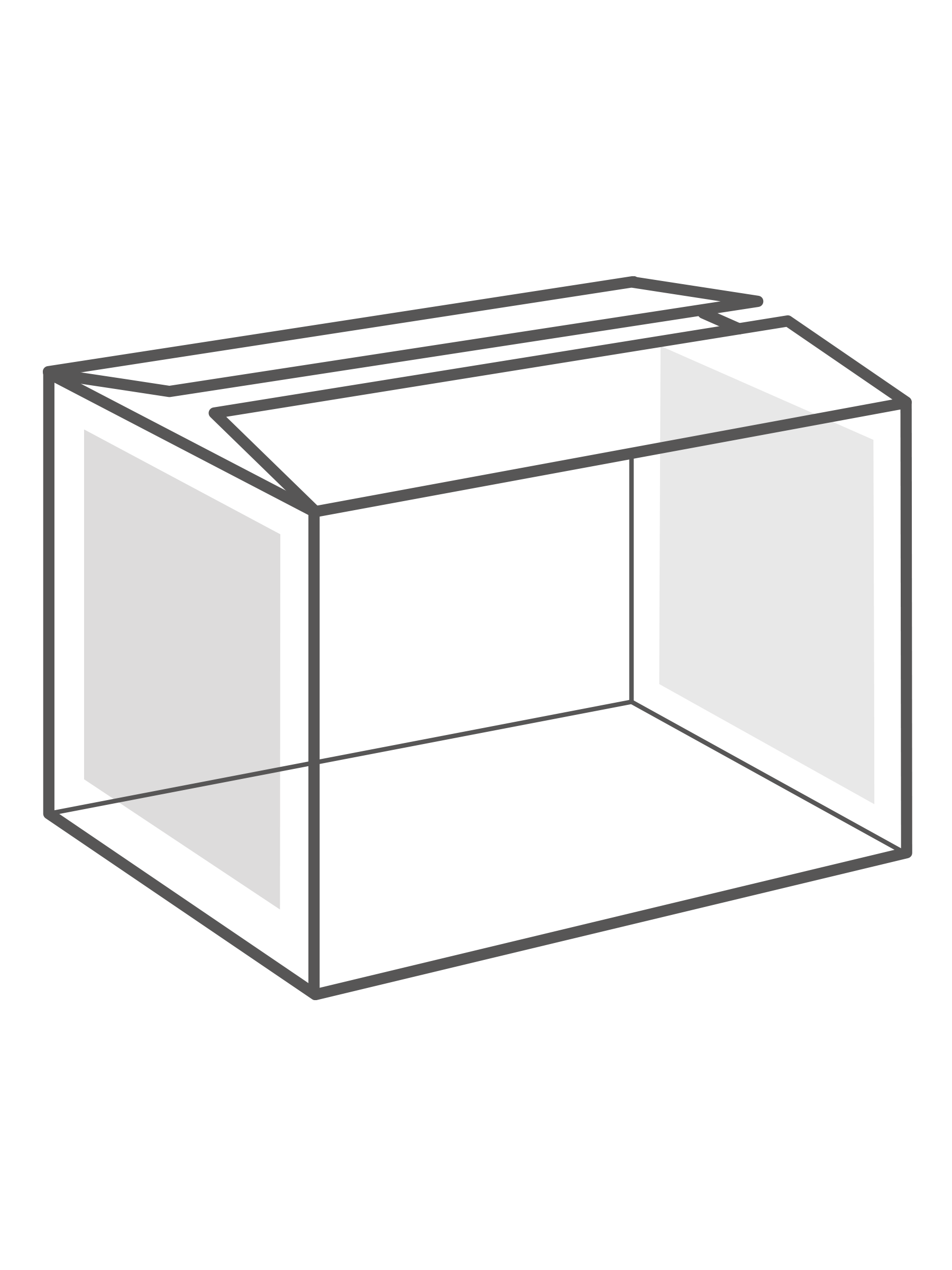 Twee korte zijpanelen